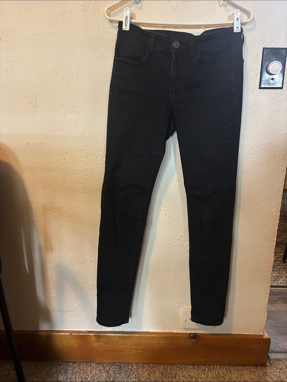 Womens Black Slim Fit Jeans